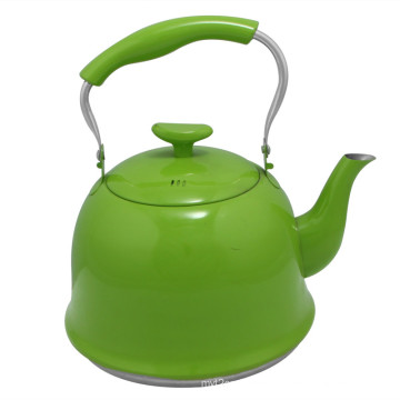 Green Color Stainless Steel Water Kettle